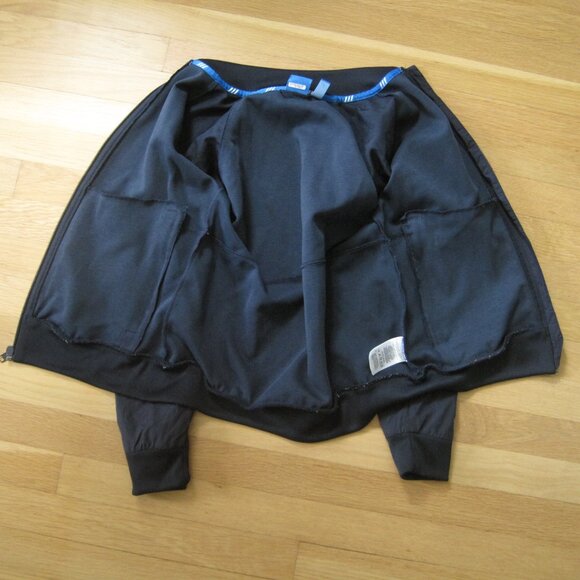 Adidas Full Zip Track Jacket Youth Size M Black Unisex - Picture 6 of 11